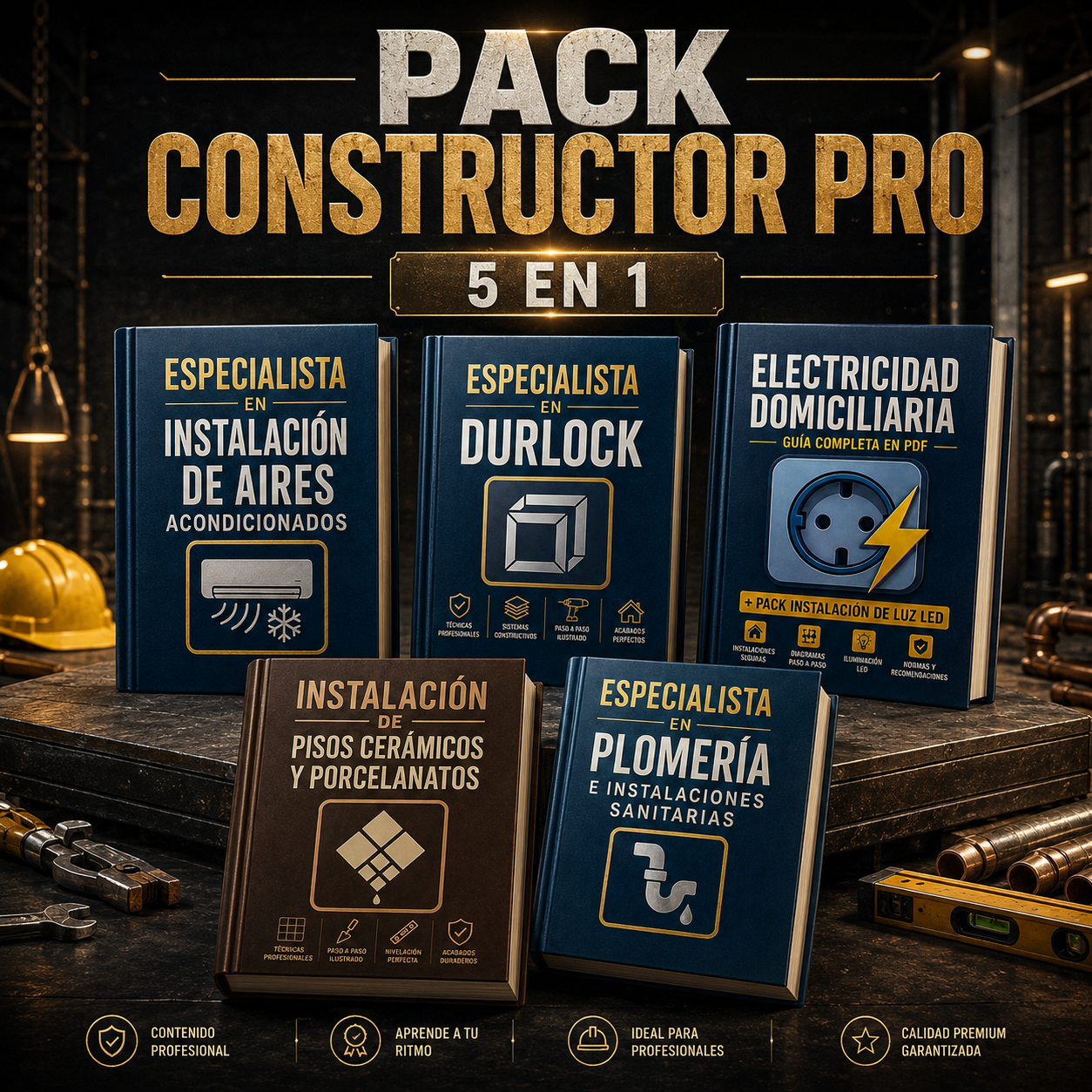 PACK CONSTRUCTOR PRO 5 EN 1 🔥